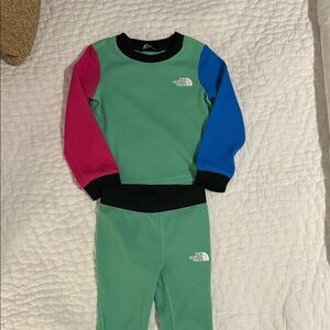 The North Face Kids' Colorblock base layer set